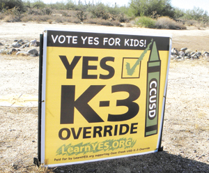 learn yes vote sign